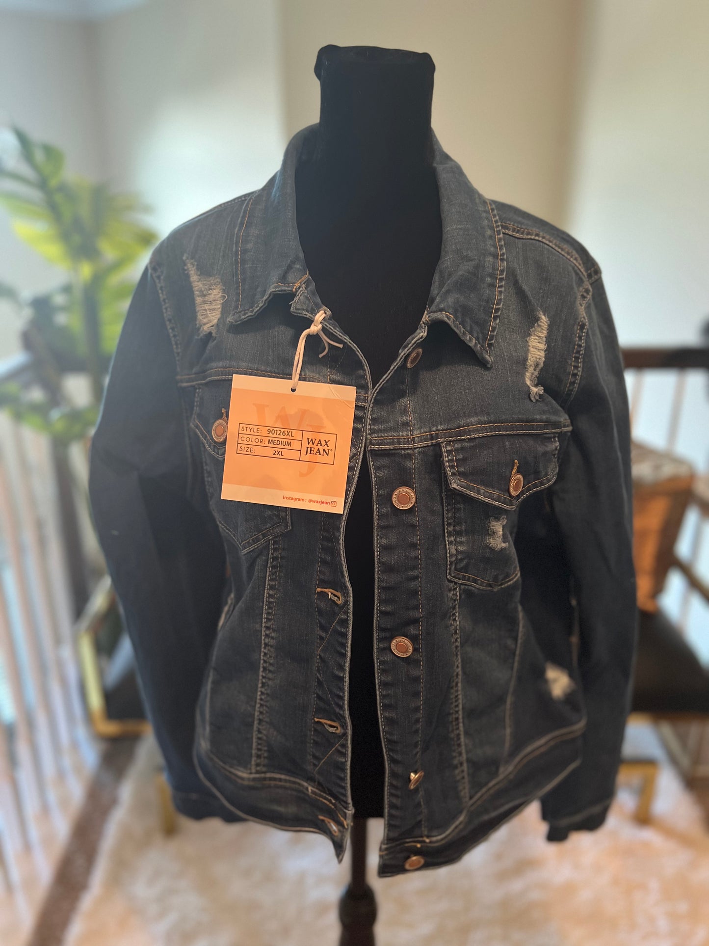 Plus Size Denim Jacket