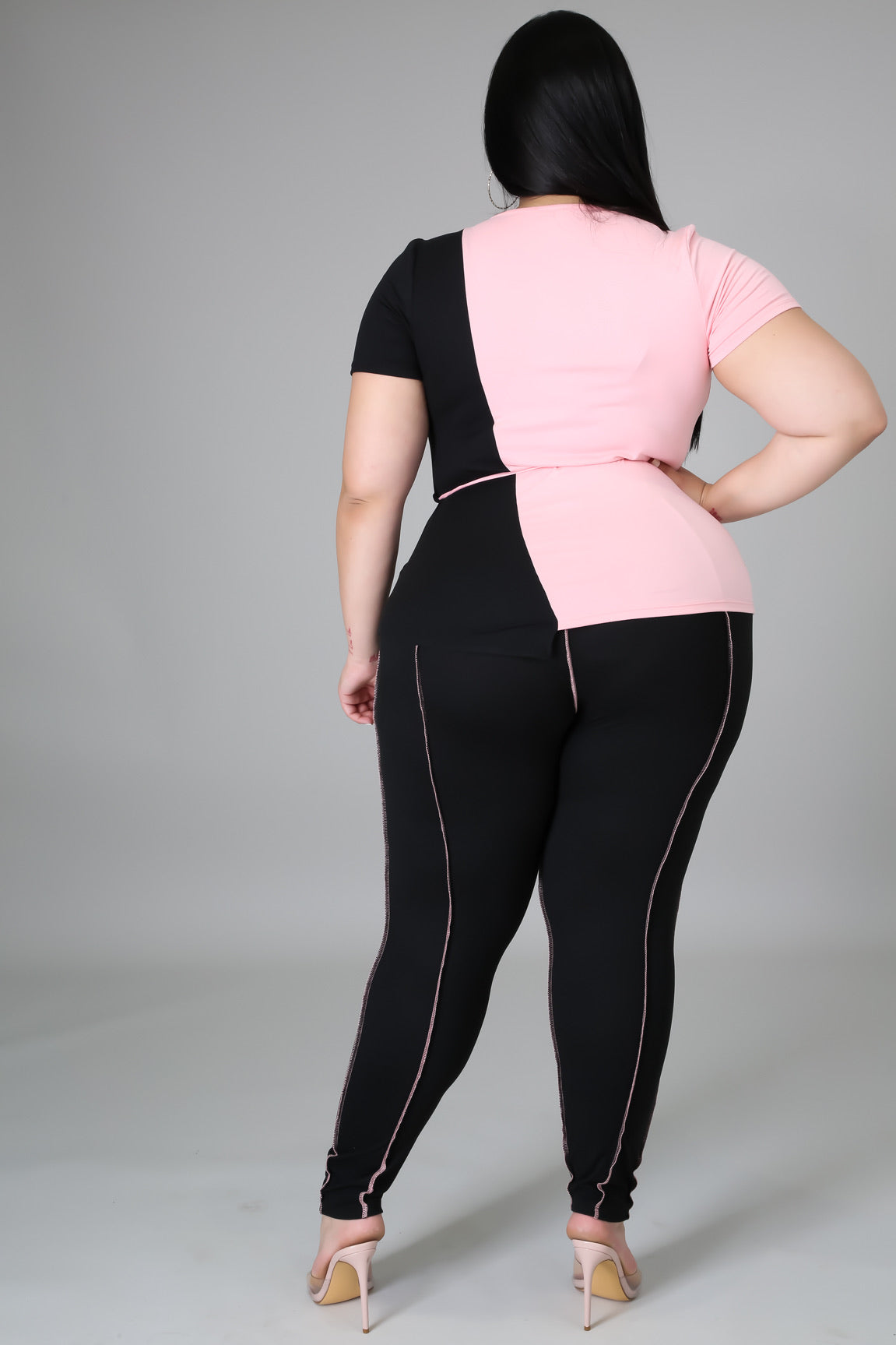 Day vs. Night Legging Set (Blk/Pink)