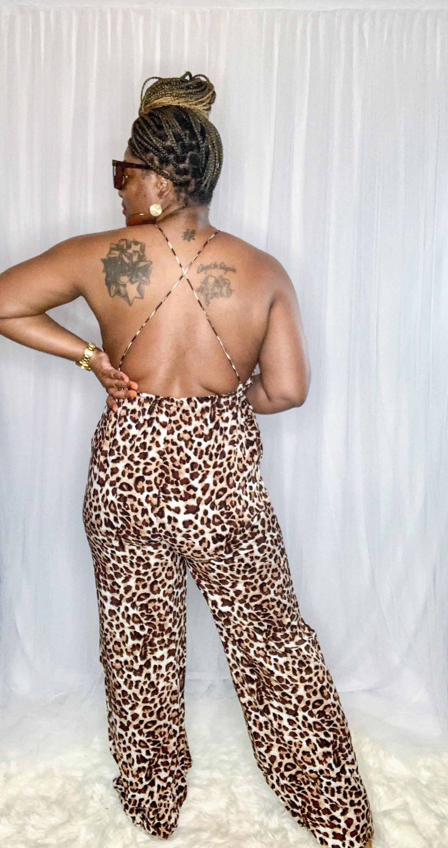 Jump into the Wild Side Jumpsuit (Plus Size)