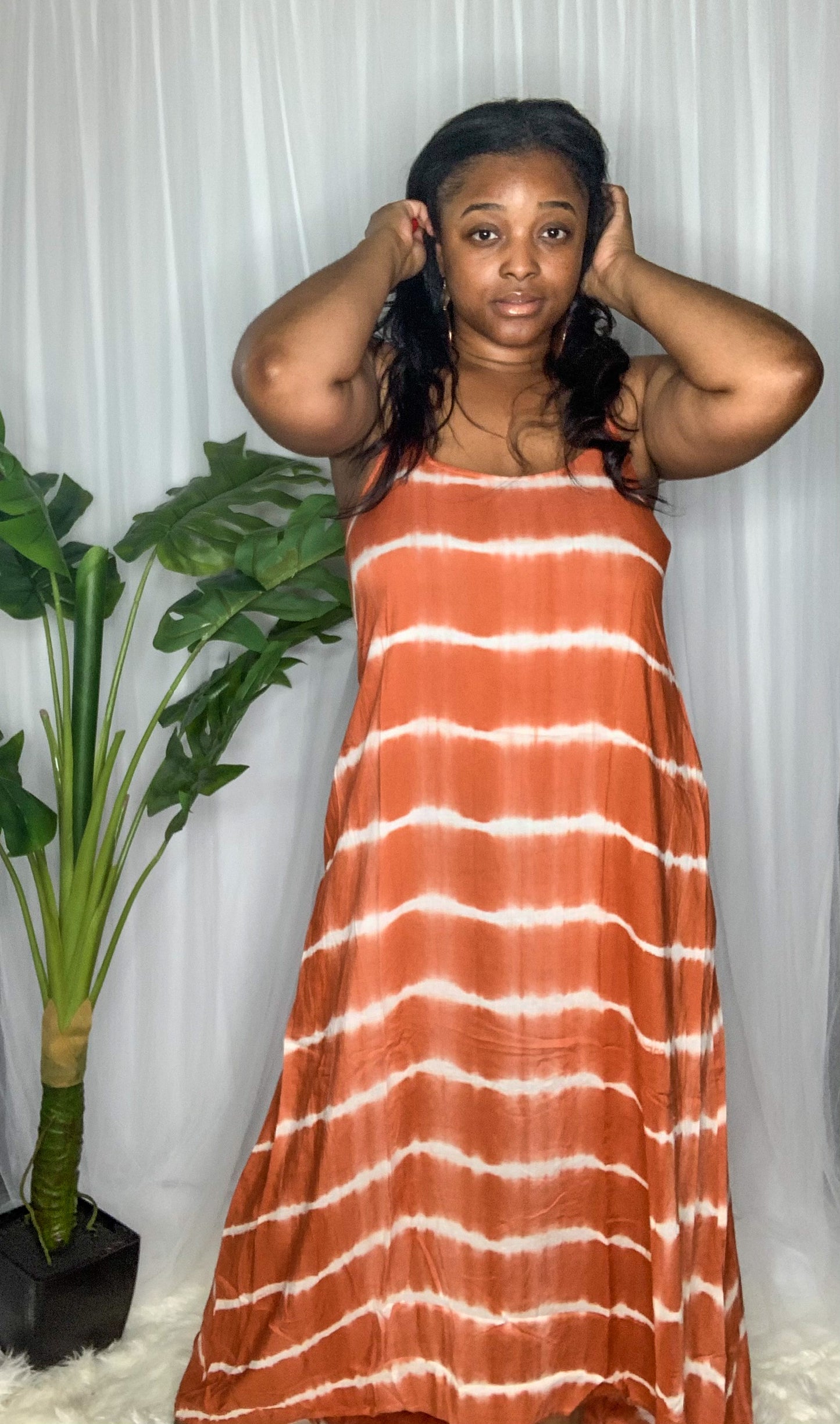 Peaches and Cream Maxi Dress